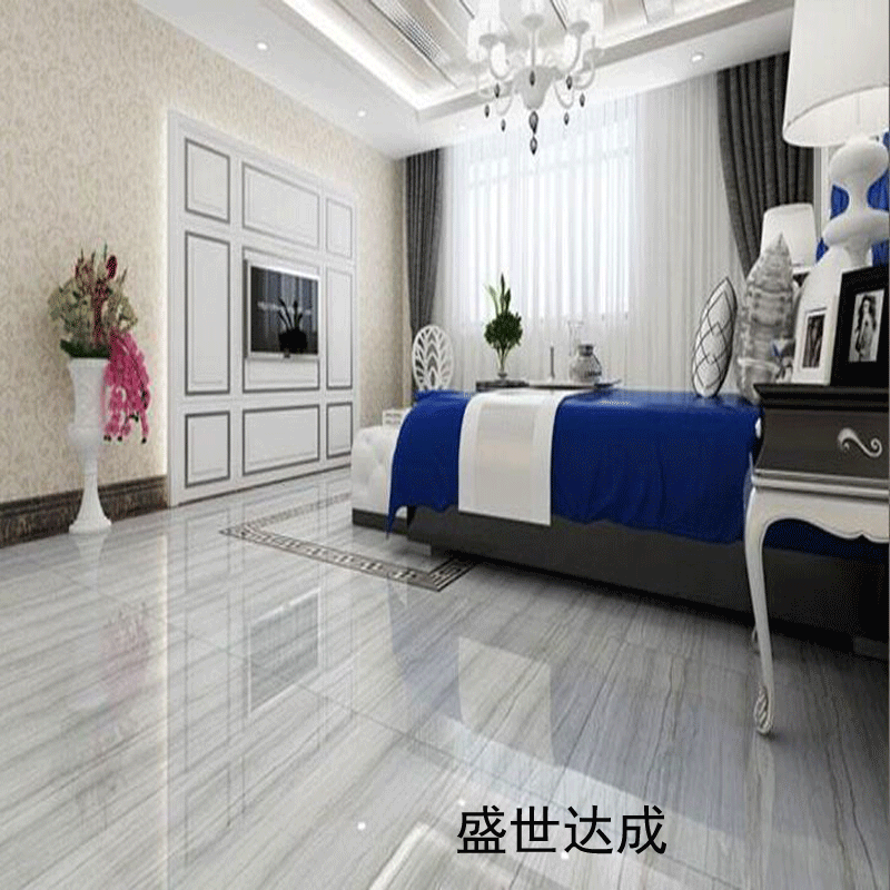 客厅全抛釉欧式风格抛釉地板砖墙面瓷砖玻化砖60*60 80*80