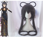 taobao agent 【御宅族cosplay】V家 金丝雀洛天依 水墨灰cos假发