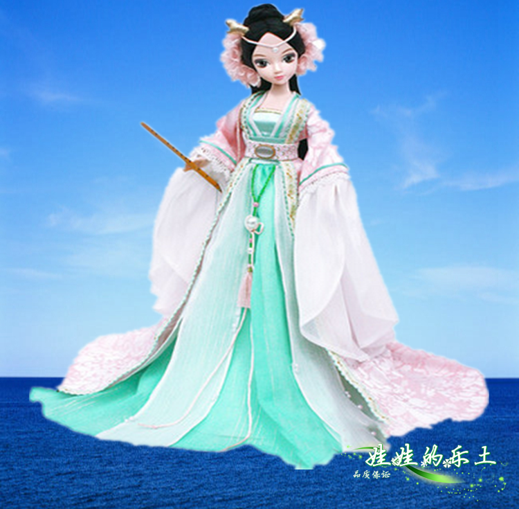 可儿娃娃古装关节体龙女仙子古代芭比芭芘神话中国图片