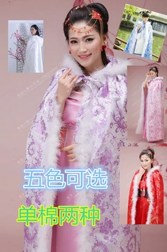 厂价直销影视唯美古装古装美女披风斗篷/演出服饰图片