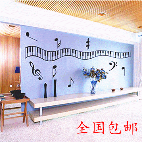 钢琴黑白键墙纸