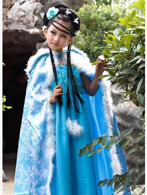 包邮古装服装披风斗篷女清朝妃子格格秋冬款甄嬛传图片