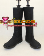 taobao agent 万用古装靴cosplay靴 万用纯黑色白色古风汉服剑3剑三cos鞋布鞋