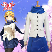 taobao agent cosplay女装动漫Fate命运之夜saber吾王制服全套日常服装