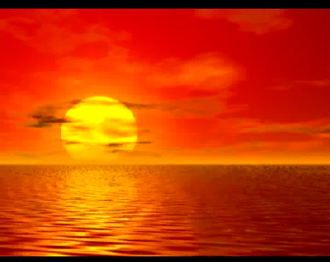 初升的太阳 太阳升起 海上日出高清动态视频素材 片头片尾素材