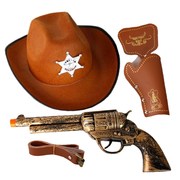 taobao agent 万圣节西部牛仔套装牛仔枪玩具儿童成人舞台装扮表演cosplay道具