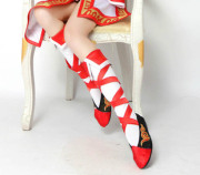 taobao agent cosplay服装订做 英雄联盟女装英雄阿狸 九狐 狸猫性感鞋子现货