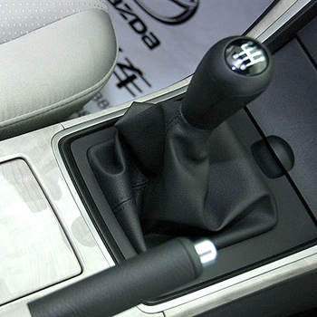 马自达 睿翼 换挡杆挂档排档杆套排挡头档位套 防尘套护罩(真皮)