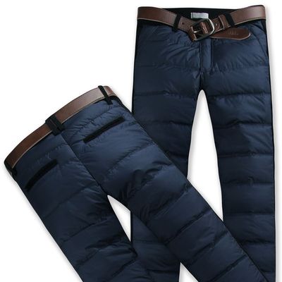 小脚绒裤 男图片