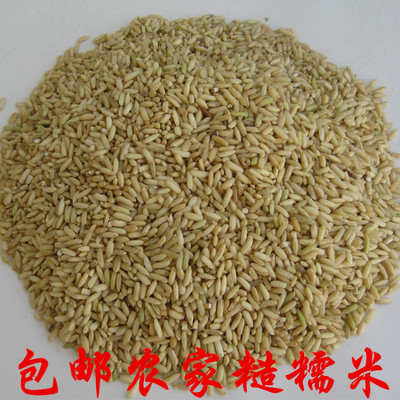 梅州客家酿酒糯米酒原料 农家自种糯米 糙糯米/粘大米杂粮5斤包邮