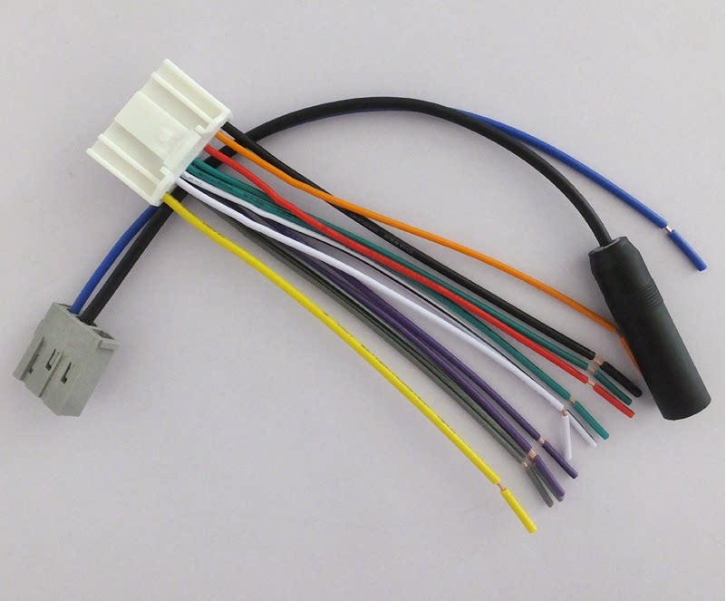 日产cd尾线尼桑 逍客cd机尾线 轩逸cd插头线 启辰收音机改家用线