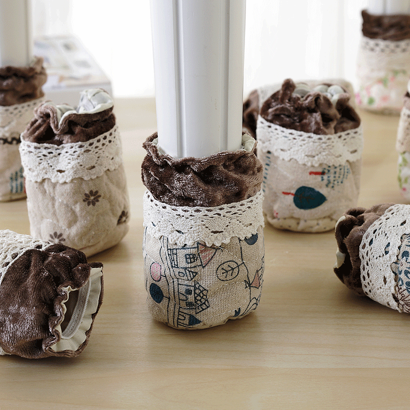 田园味道耐磨桌椅脚套布艺椅子脚套桌脚垫凳子脚套桌脚套静音保护