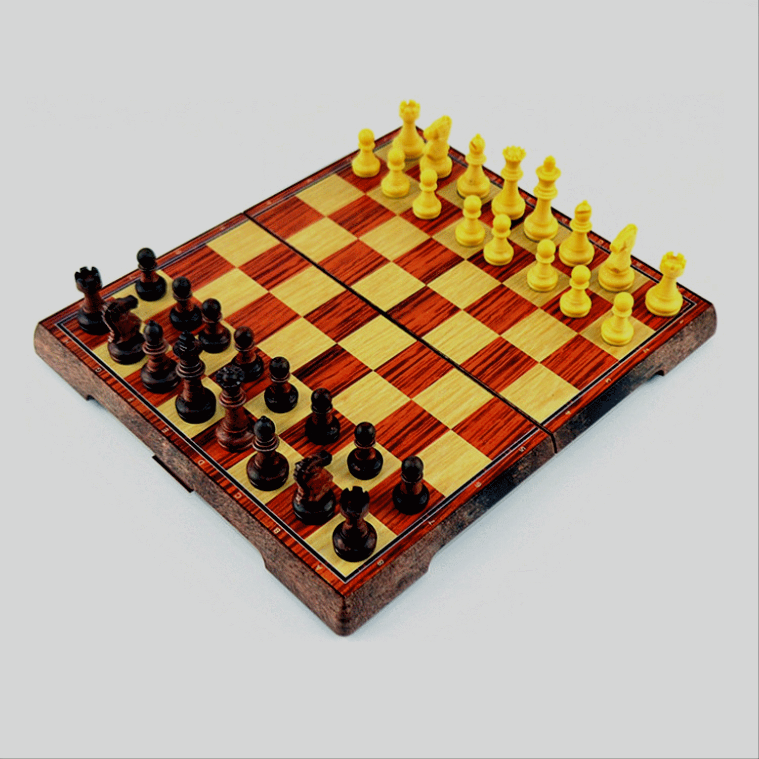 友邦木塑国际象棋磁性棋子折叠棋盘35/30/27/2320l大中小号书籍