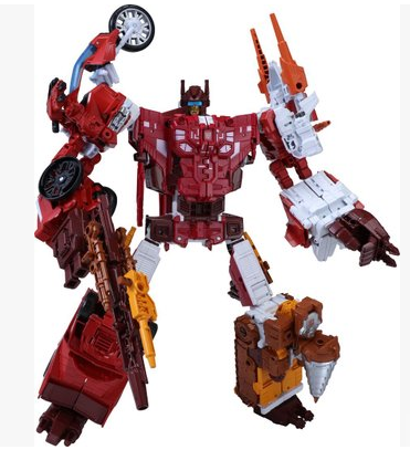 日版takara变形金刚 合体战争 idw系列 uw08 uw-08 计算王 组合